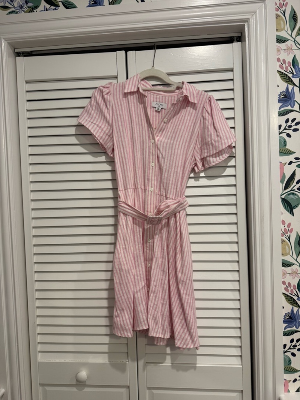 Alexis for target Pink and White Striped Dress Top